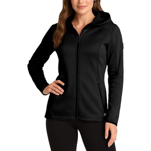 image:imageReebok Womens Softshell Jacket Water amp Windproof Fleece Lined Hooded Coat  Breathable Stretch Shell Moves with You Zippered Pockets Keep Keys Secure Versatile for Gym Running and Trail DaysBlack Ink