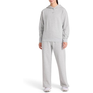 image:imageReebok Womens Swift Hoodie Set Standard Fit Midweight Cottonpoly FabricGrey Heather