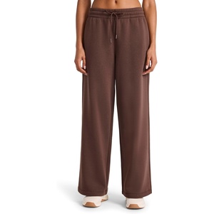 image:imageReebok Womens Tonal Wide Leg Sweatpant Standard Fit 30 Inseam Midweight CottonPoly FabricBracken