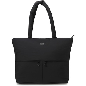 image:imageReebok Womens Tote Bag  Large Lightweight Puffer Travel Tote with Zipper  Carry On Shoulder Bag Work Bags for WomenClementine Black