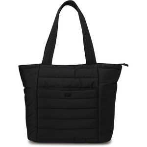 image:imageReebok Womens Tote Bag  Large Lightweight Puffer Travel Tote with Zipper  Carry On Shoulder Bag Work Bags for WomenCoco Black
