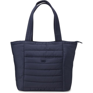image:imageReebok Womens Tote Bag  Large Lightweight Puffer Travel Tote with Zipper  Carry On Shoulder Bag Work Bags for WomenCoco East Coast Blue