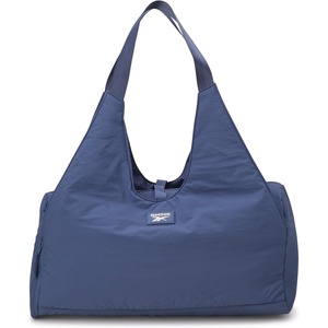 image:imageReebok Womens Tote Bag Lightweight Carry On for Travel Work amp Shopping  DuffelStyle Hybrid Design Full Zipper Closure Elastic Yoga Mat Holder Spacious for Gym Workouts amp CommutesCollete Dusty Indigo