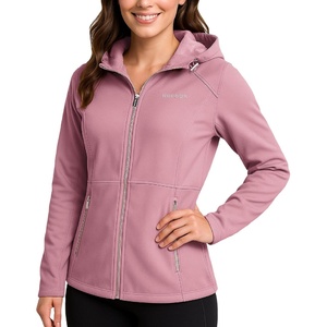 image:imageReebok Womens Woven Softshell Fleece Jacket for Golf Running amp Hiking  Breathable WindResistant Comfort Without Bulk Easy to Layer Daily Versatile for the Gym Casual Outings or Active WeekendsOrchid Pink