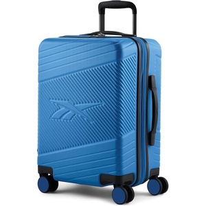 image:imagebugatti Reebok Go Collection 20 Inch Hard Shell Spinner Carry On Luggage for Airplanes ABSPC Hardside Suitcase with 360Degree Spinner Wheels Retractable Handle Airline Approved Blue