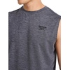 image:imageReebok Apparel Mens Elite Sleeveless Ebony HeatherEbony Heather