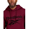 image:imageReebok Cotton Fleece Hooded SweatshirtCabernet
