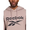 image:imageReebok Cotton Fleece Hooded SweatshirtDriftwood