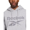 image:imageReebok Cotton Fleece Hooded SweatshirtGrey Heather