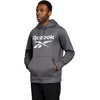 image:imageReebok Hooded Fleece SweatshirtCharchoal Heather