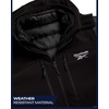 image:imageReebok Mens 3in1 Softshell Ski Jacket with Removable Puffer Liner  WeatherResistant Shell Blocks Wind Rain and Snow Zippered Pockets Versatile from Alpine Trails to City StreetsCharcoal Slate