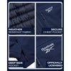 image:imageReebok Mens 3in1 Softshell Ski Jacket with Removable Puffer Liner  WeatherResistant Shell Blocks Wind Rain and Snow Zippered Pockets Versatile from Alpine Trails to City StreetsVector Navy