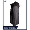 image:imageReebok Mens 3in1 Softshell Ski Jacket with Removable Puffer Liner  WeatherResistant Shell Blocks Wind Rain and Snow Zippered Pockets Versatile from Alpine Trails to City StreetsCharcoal Slate