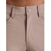 image:imageReebok Mens 5Pocket Voyager Oblong Pant Tapered Slim Fit Lightweight Poly DoubleKnit FabricDriftwood