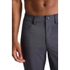 image:imageReebok Mens 5Pocket Voyager Oblong Pant Tapered Slim Fit Lightweight Poly DoubleKnit FabricEbony