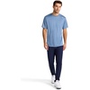 image:imageReebok Mens 5Pocket Voyager Oblong Pant Tapered Slim Fit Lightweight Poly DoubleKnit FabricVector Navy