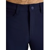 image:imageReebok Mens 5Pocket Voyager Oblong Pant Tapered Slim Fit Lightweight Poly DoubleKnit FabricVector Navy
