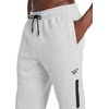 image:imageReebok Mens Artillery Oblong Pant Standard Fit 31 Inseam Midweight CottonPoly Fleece FabricGrey Heather
