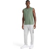 image:imageReebok Mens Artillery Oblong Pant Standard Fit 31 Inseam Midweight CottonPoly Fleece FabricGrey Heather