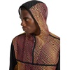 image:imageReebok Mens Athlete Hype Jacket Standard Fit Lightweight Recycled Poly FabricBlackElectric Amber