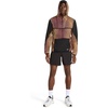 image:imageReebok Mens Athlete Hype Jacket Standard Fit Lightweight Recycled Poly FabricBlackElectric Amber