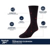 image:imageReebok Mens Athletic Socks  6 Pack Targeted Cushion Crew Socks  Breathable Cotton Blend Socks for Men Shoe Size 6125Black