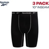 image:imageReebok Mens Boxer Briefs  3 Pack Big amp Tall Performance Mens Underwear  Extra Thigh Coverage Keeps Everything Streamlined Breathable AirflowDriven Ease for Work and Everyday WearJet Black