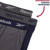 image:imageReebok Mens Boxer Briefs  3 Pack Big amp Tall Performance Mens Underwear  Extra Thigh Coverage Keeps Everything Streamlined Breathable AirflowDriven Ease for Work and Everyday WearMaritime BlueDark GreyMaritime Blue