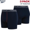 image:imageReebok Mens Boxer Briefs  3 Pack Moisture Wicking Athletic Performance Underwear Boxers for Men with Contour Pouch SL3pk All Maritime Blue