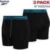 image:imageReebok Mens Boxer Briefs  3 Pack Moisture Wicking Athletic Performance Underwear Boxers for Men with Contour Pouch SL3pk BlackBlackened PearlCharcoal Grey