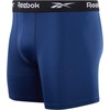 image:imageReebok Mens Boxer Briefs  3 Pack Moisture Wicking Athletic Performance Underwear Boxers for Men with Contour Pouch SLNavy