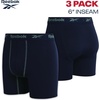 image:imageReebok Mens Boxer Briefs  3 Pack MoistureWicking Stretch Contour Pouch  Lightweight Performance Fabric Keeps You Cool Dry and Comfortable Flexible Fabric Supports Movement All DayMaritime BlueDark ForestMaritime Blue