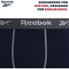 image:imageReebok Mens Boxer Briefs  3 Pack MoistureWicking Stretch Contour Pouch  Lightweight Performance Fabric Keeps You Cool Dry and Comfortable Flexible Fabric Supports Movement All DayMaritime BlueDark ForestMaritime Blue
