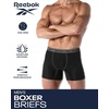 image:imageReebok Mens Boxer Briefs  3 Pack MoistureWicking Stretch Contour Pouch  Lightweight Performance Fabric Keeps You Cool Dry and Comfortable Flexible Fabric Supports Movement All DayMaritime BlueDark ForestMaritime Blue
