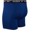 image:imageReebok Mens Boxer Briefs  3 Pack MoistureWicking Stretch Pouch 6  Lightweight Performance Fabric Wicks Away Sweat Supportive Long Leg Design Helps Reduce RideUp All DayMaritime BlueMedium Grey MelangeBlue Depths