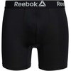 image:imageReebok Mens Boxer Briefs  4 Pack Underwear with Contour Pouch 6 Inseam  Athletic Stretch Performance MoistureWicking Fabric No Fly Pouch TagFree WaistbandBlacks