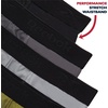 image:imageReebok Mens Boxer Briefs  4 Pack Underwear with Contour Pouch 6 Inseam  Athletic Stretch Performance MoistureWicking Fabric No Fly Pouch TagFree WaistbandBlackDark GreyMoss GreenMedium Grey