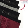 image:imageReebok Mens Boxer Briefs  4 Pack Underwear with Contour Pouch 6 Inseam  Athletic Stretch Performance MoistureWicking Fabric No Fly Pouch TagFree WaistbandFig