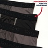 image:imageReebok Mens Boxer Briefs  4 Pack Underwear with Contour Pouch 6 Inseam  Athletic Stretch Performance MoistureWicking Fabric No Fly Pouch TagFree WaistbandGreyBlackPrint