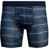image:imageReebok Mens Boxer Briefs  4 Pack Underwear with Contour Pouch 6 Inseam  Athletic Stretch Performance MoistureWicking Fabric No Fly Pouch TagFree WaistbandCharcoal blue navy