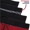 image:imageReebok Mens Boxer Briefs  4 Pack Underwear with Contour Pouch 6 Inseam  Athletic Stretch Performance MoistureWicking Fabric No Fly Pouch TagFree WaistbandBlackTibetan RedCharcoal Heather Melange