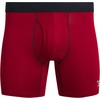 image:imageReebok Mens Boxer Briefs  4 Pack Underwear with Contour Pouch 6 Inseam  Athletic Stretch Performance MoistureWicking Fabric No Fly Pouch TagFree WaistbandCharcoal