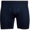 image:imageReebok Mens Boxer Briefs  4 Pack Underwear with Contour Pouch 6 Inseam  Athletic Stretch Performance MoistureWicking Fabric No Fly Pouch TagFree WaistbandCharcoal blue navy