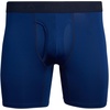 image:imageReebok Mens Boxer Briefs  4 Pack Underwear with Contour Pouch 6 Inseam  Athletic Stretch Performance MoistureWicking Fabric No Fly Pouch TagFree WaistbandCharcoal blue navy