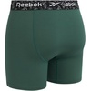 image:imageReebok Mens Boxer Briefs  6 Pack MoistureWicking Stretch Pouch 6  Lightweight Performance Fabric Wicks Away Sweat Supportive Long Leg Design Helps Reduce RideUp All DayTrekking GreenBlackened PearlBlack