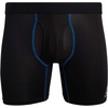 image:imageReebok Mens Boxer Briefs  8 Pack Performance Stretch Mens Underwear Boxers with Functional Fly 6 Inseam Boxers for MenAll Black