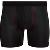 image:imageReebok Mens Boxer Briefs  8 Pack Performance Stretch Mens Underwear Boxers with Functional Fly 6 Inseam Boxers for MenAll Black With Contrast