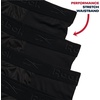 image:imageReebok Mens Boxer Briefs  8 Pack Performance Stretch Mens Underwear Boxers with Functional Fly 6 Inseam Boxers for MenBlack