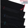 image:imageReebok Mens Boxer Briefs  8 Pack Performance Stretch Mens Underwear Boxers with Functional Fly 6 Inseam Boxers for MenBlackBlackBlackBlack