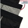 image:imageReebok Mens Boxer Briefs  8 Pack Performance Stretch Mens Underwear Boxers with Functional Fly 6 Inseam Boxers for MenBlackFigGrey